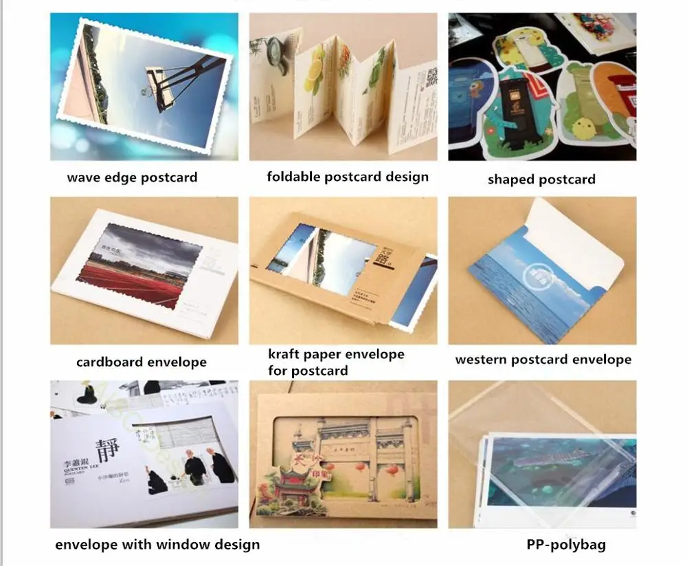 Luxury custom print size 4x6 colorful postcard printing business card printing luxury