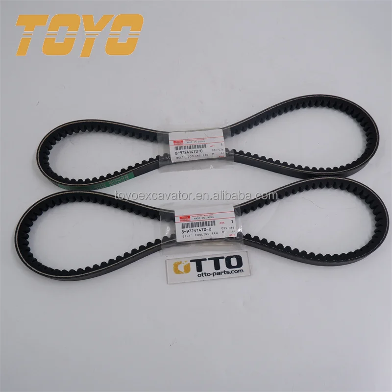 Экскаватор запасные части 4JG1 8-97241470-0 ремень вентилятора для ZX70 SY75 XE75 FR75