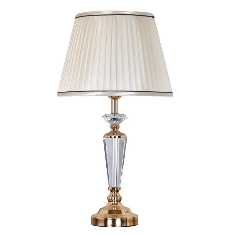 Custom Modern Black Fabric Lampshade Desk Lamp Hotel Luxury Table Light Home Decorative Nightstand Light Bedside Table Lamp