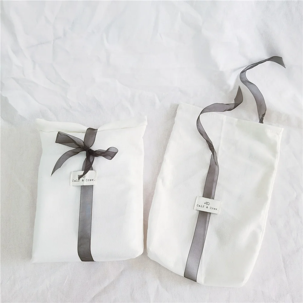 Chuanghua Recycled Cotton Fabric Packaging Envelope Dust Bag For Packiging t shirt Cotton Cloth Bag Packaging