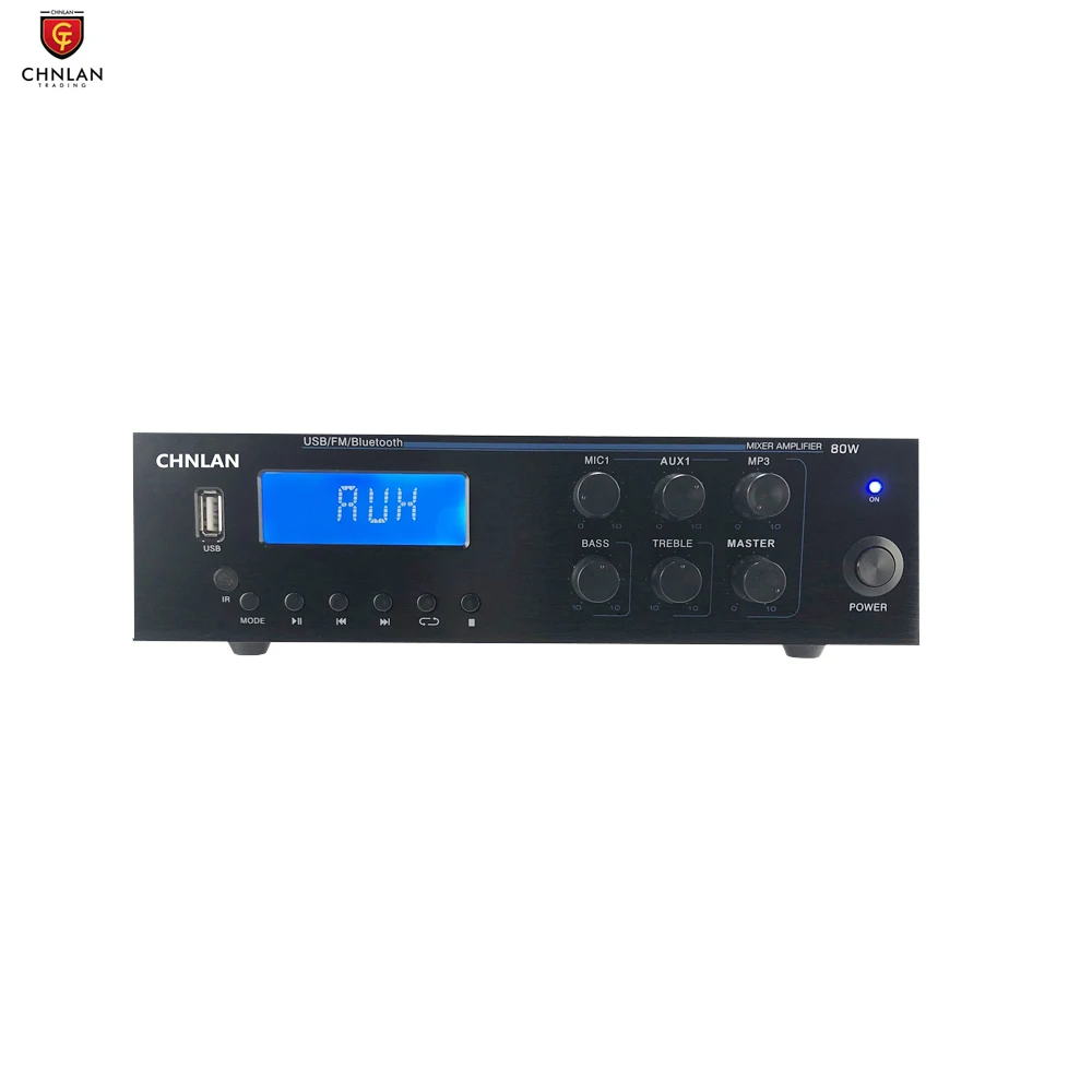 Усилитель звука с Blue tooh USB FM 80 Вт Микс усилитель мощности для магазина спа-клиники