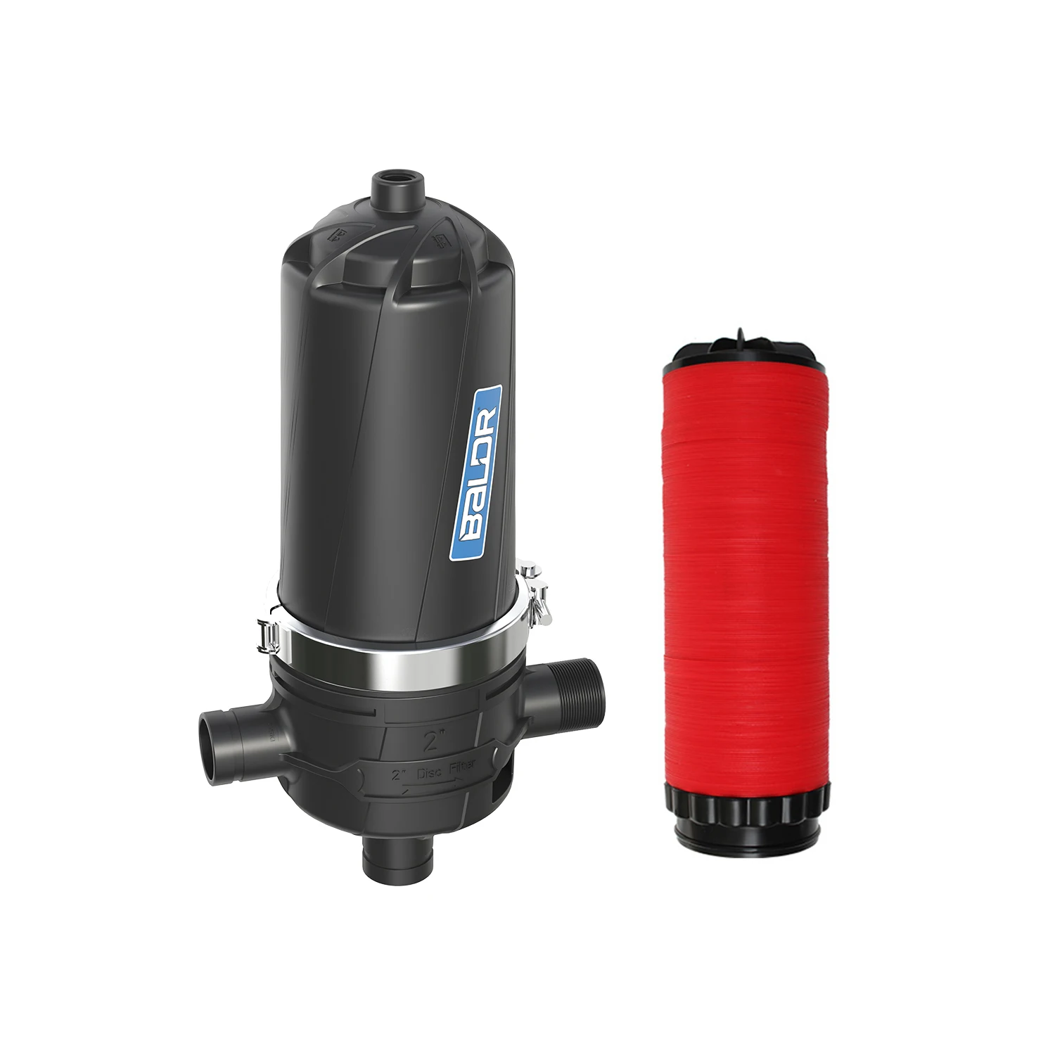 3' Filter T type High Quality Plastic Irrigation Disc Water Filter for Drip Irrigation System