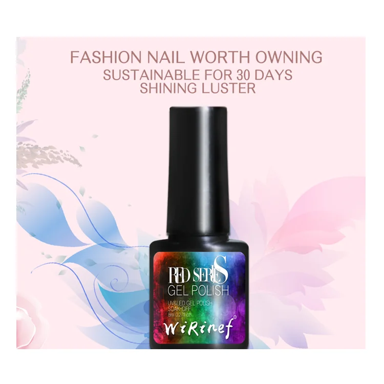 
friendly and tasteless new mirror nail glue red phototherapy titanium red 8ml 