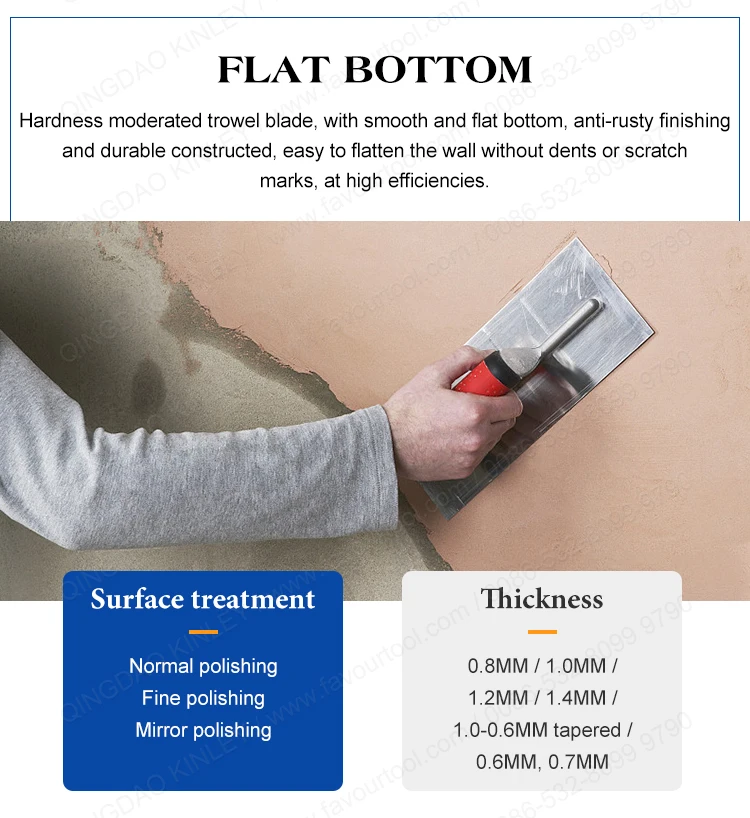 Competitive Price Concrete Tools Bricklaying Trowel For Building Construction Plastering