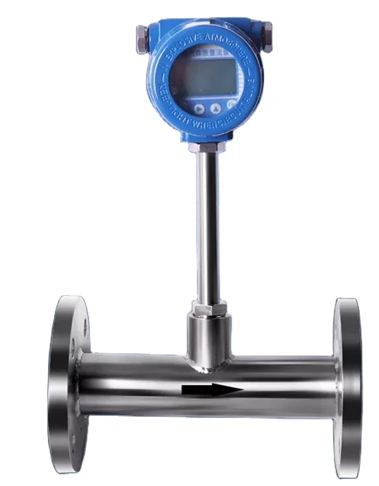 Thermal gas mass flow meter compressed air natural gas hydrogen oxygen nitrogen micro flow meter
