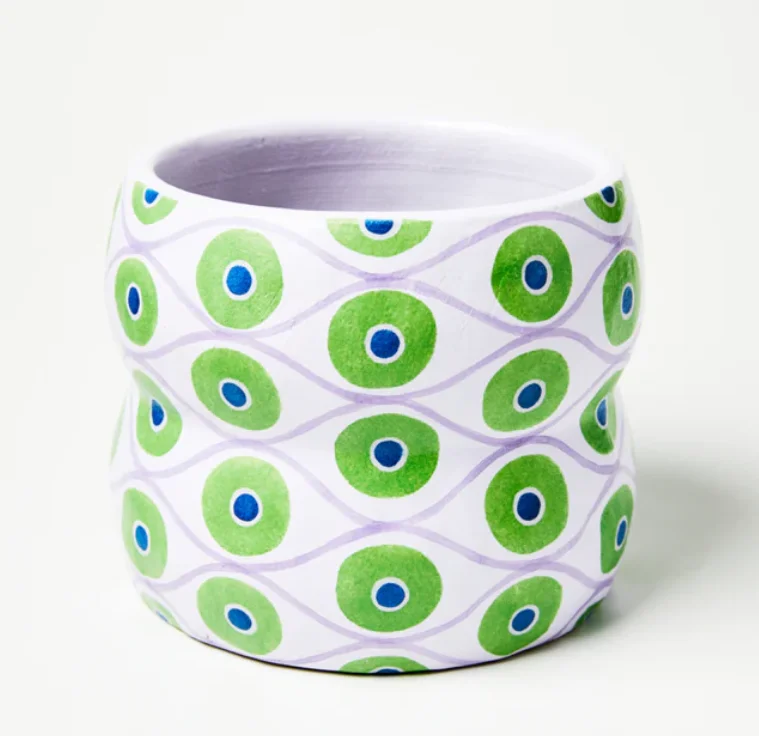 evil eyes flower pot garden large planters pot for outdoor plants