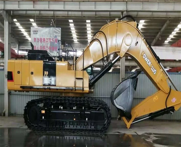 80ton excavator China mine machinery Big excavator SC8050 336kw Bucket digging force 300KN hydraulic excavator