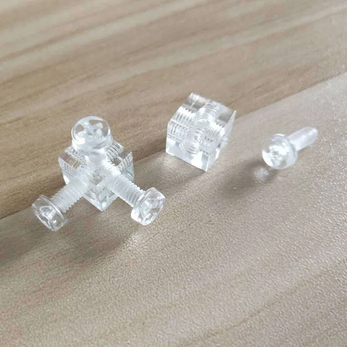 Прочный прозрачный пластиковый винт M4 акриловый шестисторонний для акриловых