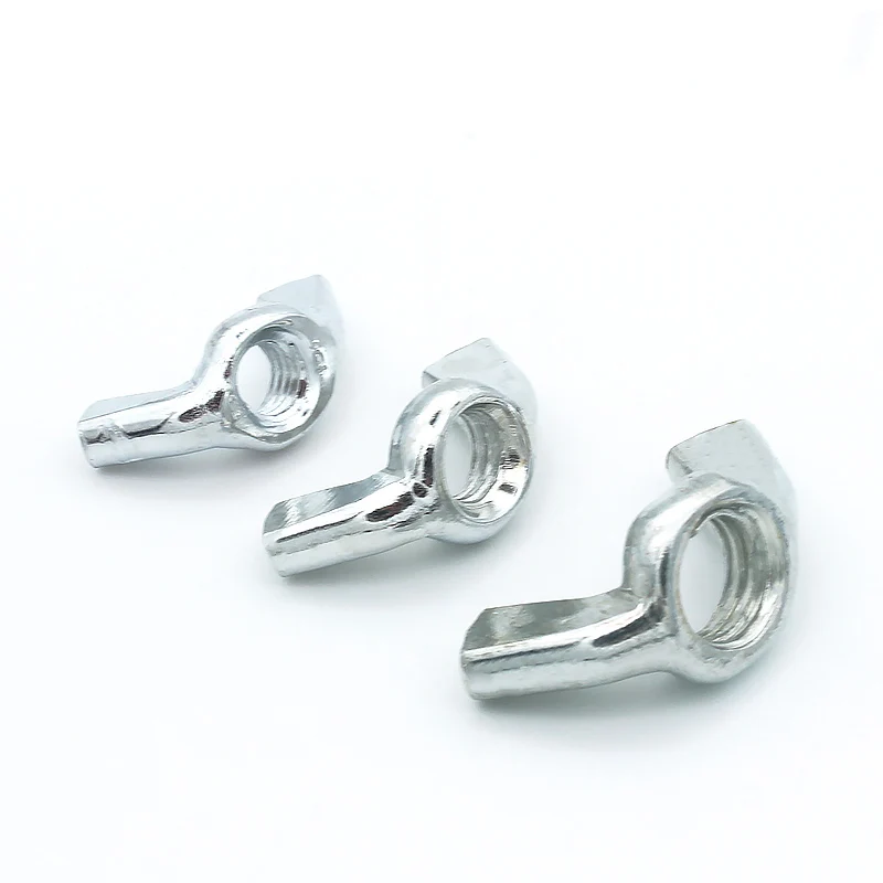 China Manufacturer 10#-24 Carbon Steel Zinc Plated Butterfly Wing Nuts