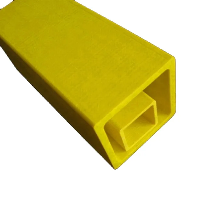 Fiberglass pultrusion profiles high strength insulating square tube profiles for construction