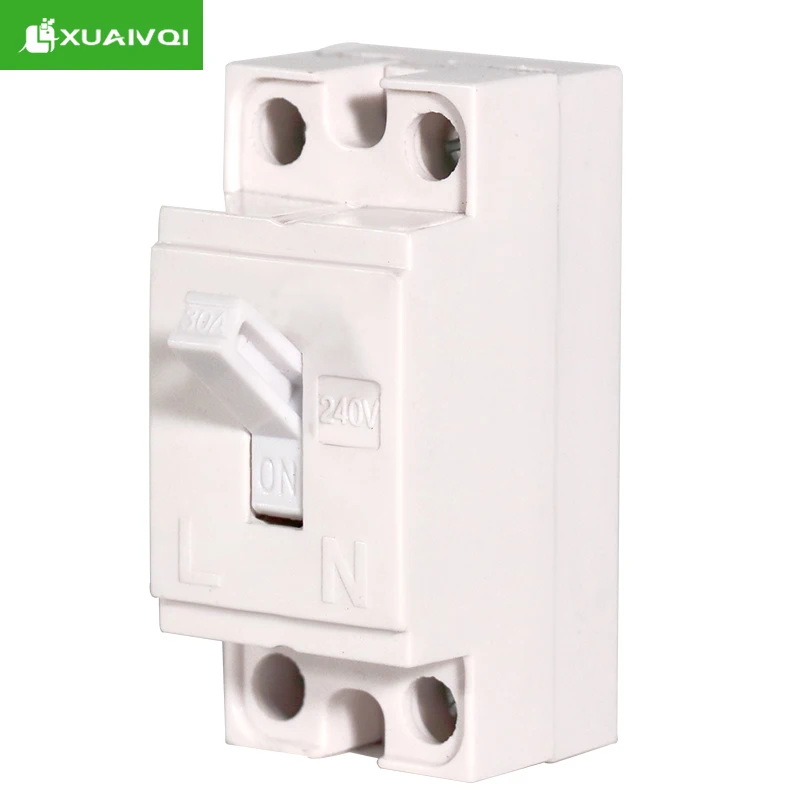 Professional XUANQI NT50-32 1.5kA AC 110VAC/220VAC MCB 2 Poles RCBO Safety Air Circuit-Breaker NT50