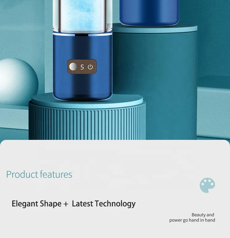 Best Hydrogen Rich Water Ionizer  High Concentration Molecular Hydrogen 5000ppb H2 Inhaler Hydrogen Water Bottle