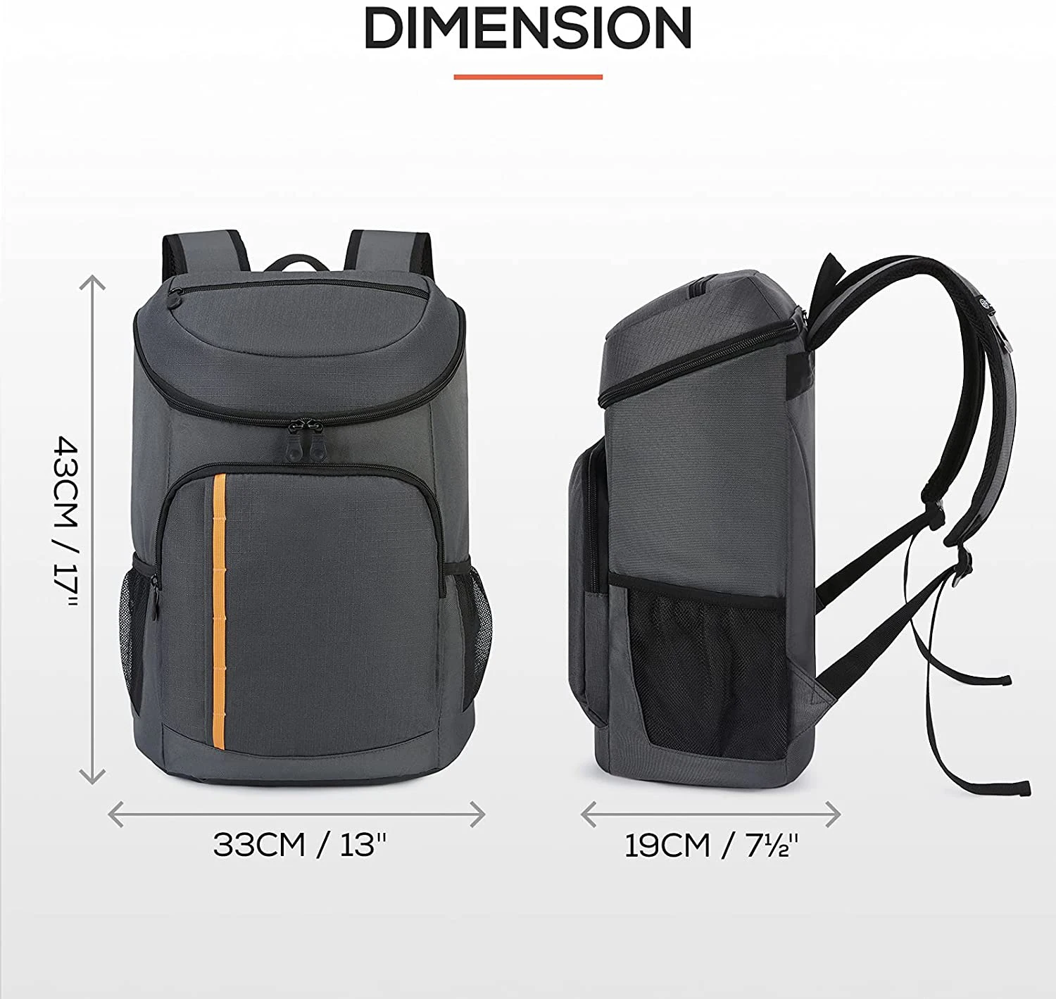 Customizable Fashion Large Capacity Beer Golf Beach Food Picnic Bag Reusable Insulated Multifunctional Leakproof Cooler Backpack