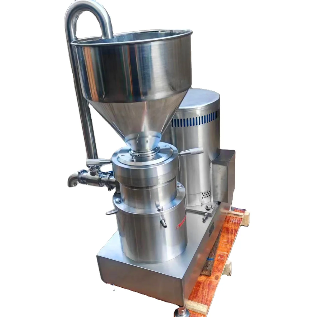 JMF-65 Fractional Colloid Mill for Food Processing Three-Phase Voltage 500kg Capacity for Fruit Snacks for Farms