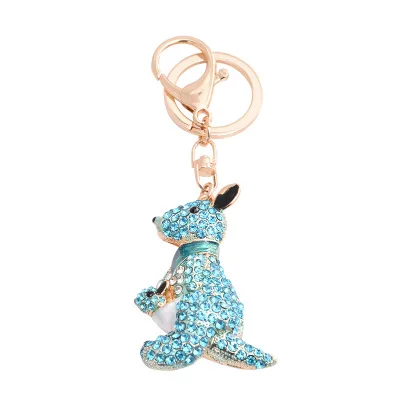 Metal Animal Shape Keychain Australia Custom Factory Direct Price Zinc Alloy Kangaroo Keychain
