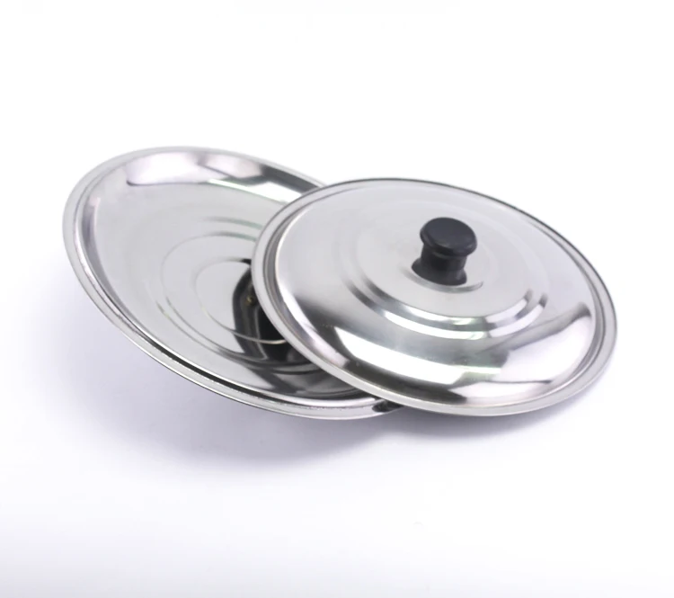 
Multi-specification frying pan cover 410 stainless steel cooking pot lids 