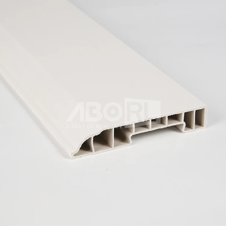 Factory supplier 80*15mm  SPC Flooring Accessories Skirting Board