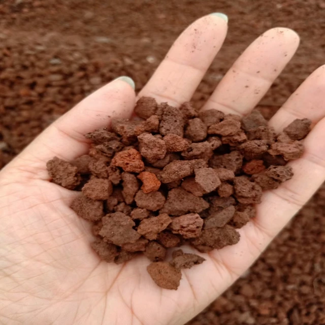 Red  Lava Rock /Volcano Stone For Decoration and Water  Treatment