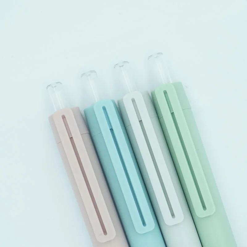 Hot Sale Promotional Solid Colored Barrel Plastic Black Refill Custom China Roller Ball Point Pen With Custom Logo