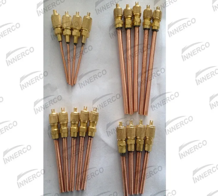 high quality Copper Air Conditioner refrigeration  Check  Charging  Access Valve