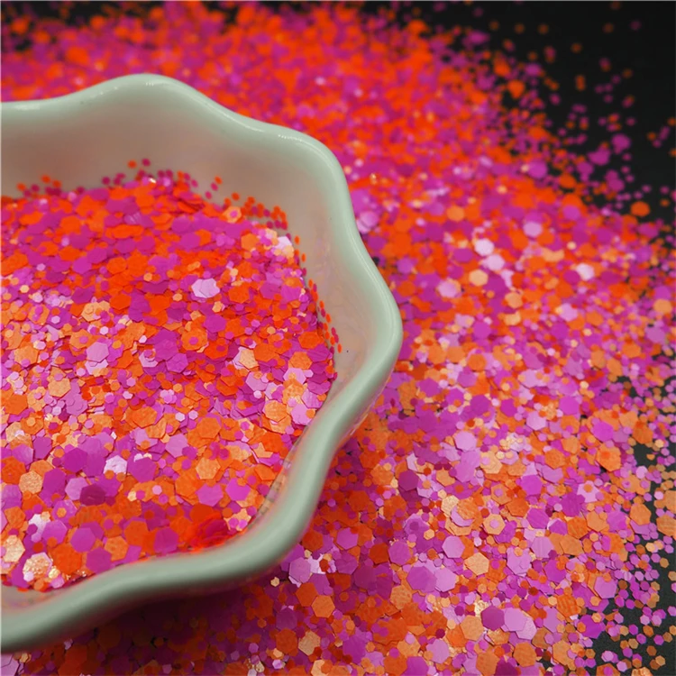 Bulk factory new  Cindy color of chunky mixed glitter for tumbler and nail art