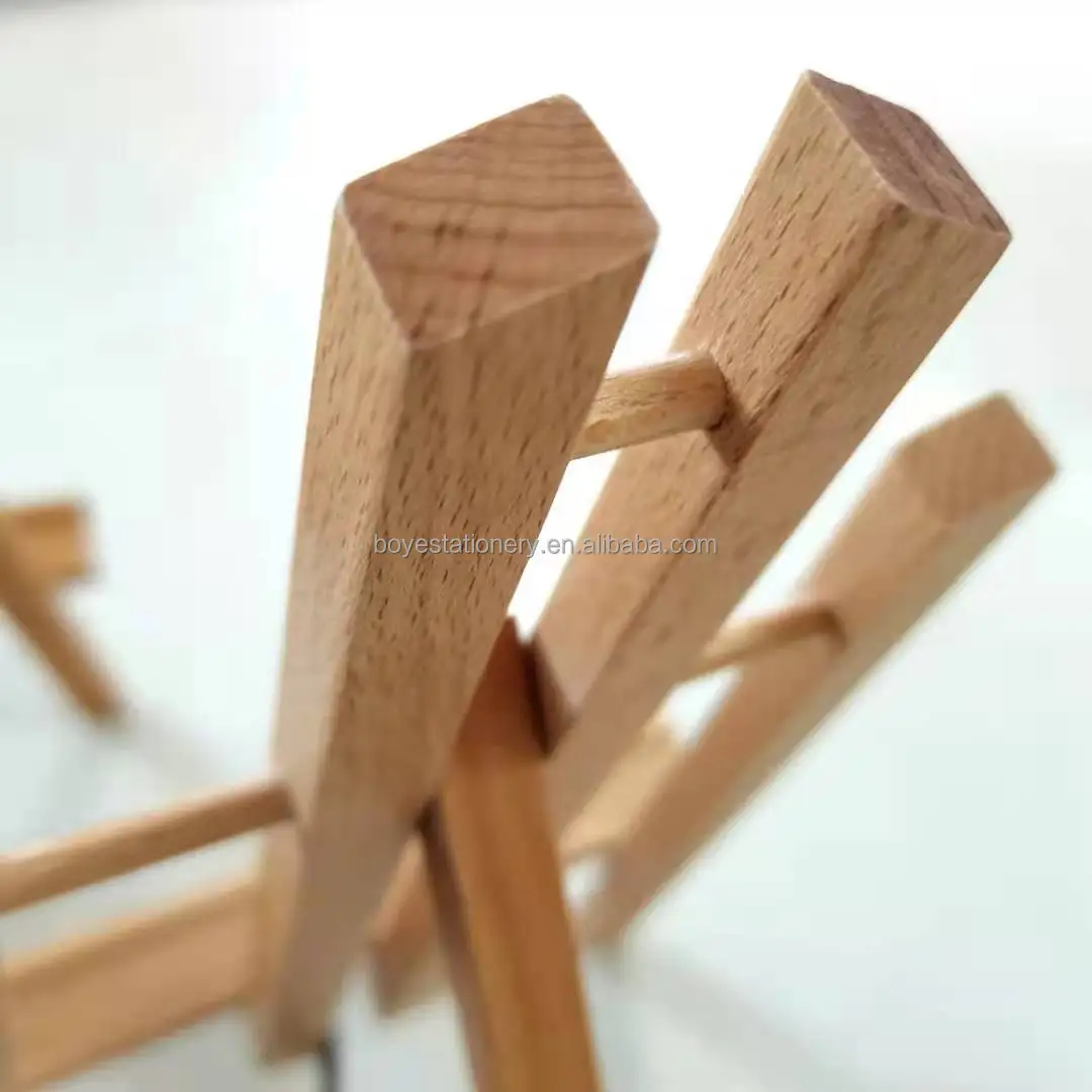 Adjustable wholesale kids small wooden art easel stand wood H-frame mini desktop tabletop easel for table art display