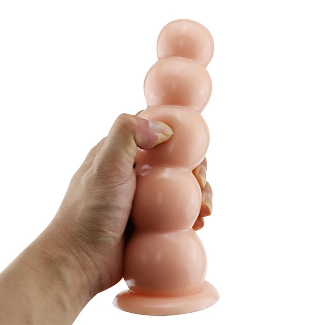 
2021 new small five beads real simulation rubber penis dildo female masturbation device European and American dildo adult sex to 
