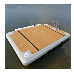 Надувная плавающая рыболовная док-платформа на заказ, коврик для водяного островка