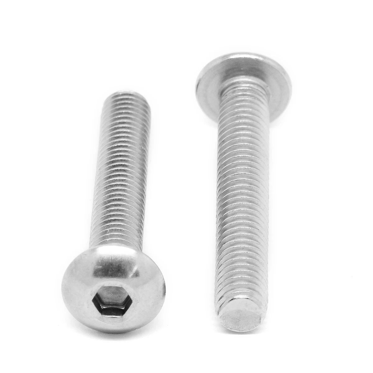 Wholesale Machine Hex Screw Bolts Accessories Fasteners Manufacturer 304 Stainless Steel Button Socket Head Cap Screws