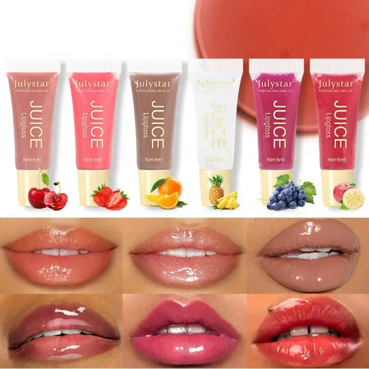 European American makeup fruit flavored lip gloss provides long-lasting moisturization moisturization lip gloss