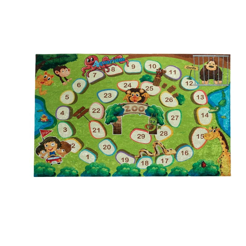 Safety Children Baby Games Climbing Floor Pad Kids Puzzle Number Printed Rug