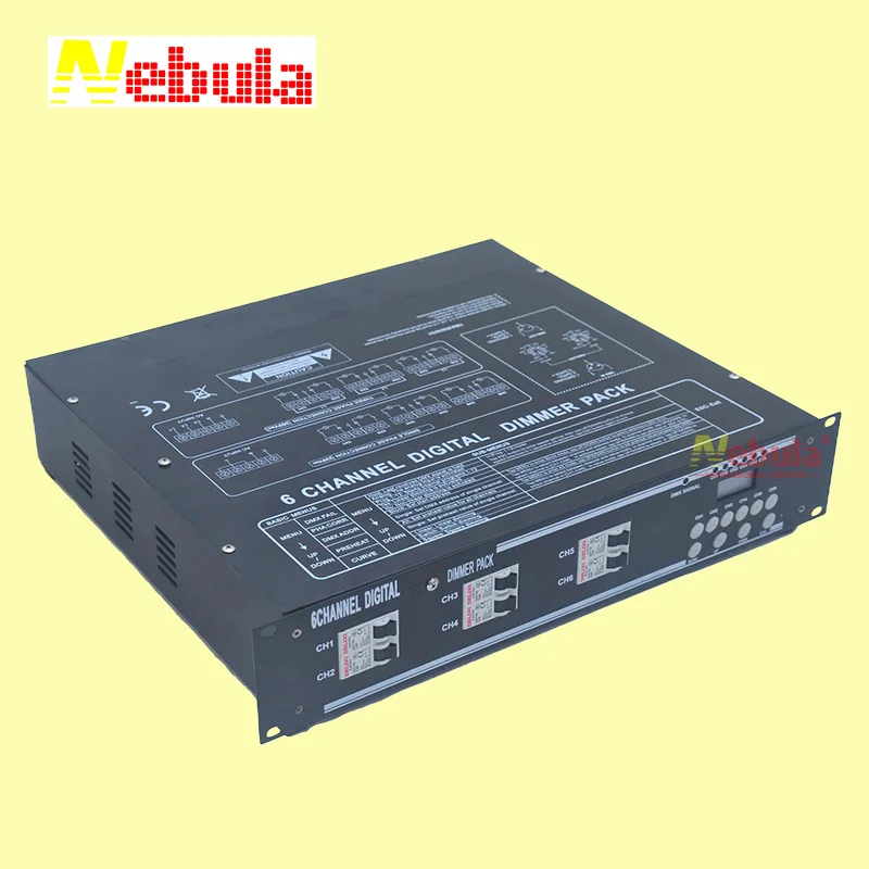 6 CH Channel Digital DMX Dimmer Pack for Lighting