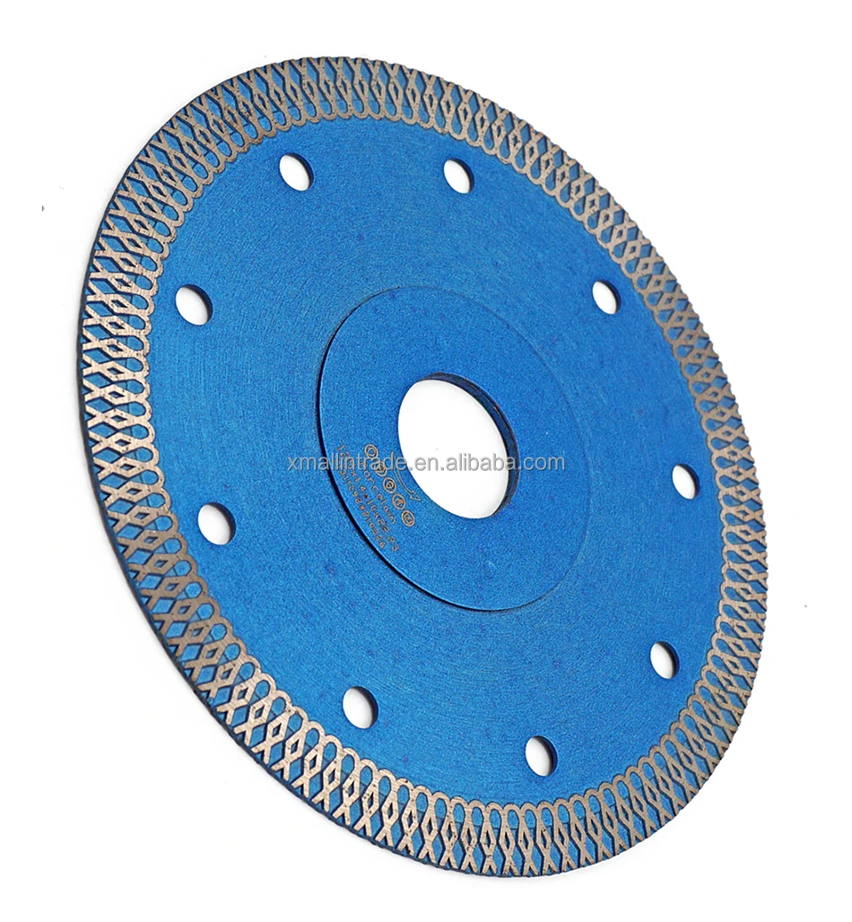 Wholesale China Premium 115mm 4.5 Inch Red Diamond Turbo Rim Saw Blade Disc for Cutting Marble Ceramic Porcelain