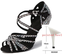 Open Toe High Heels Professional dance Sandal Elegant Girls Classic Latin Dance Shoes