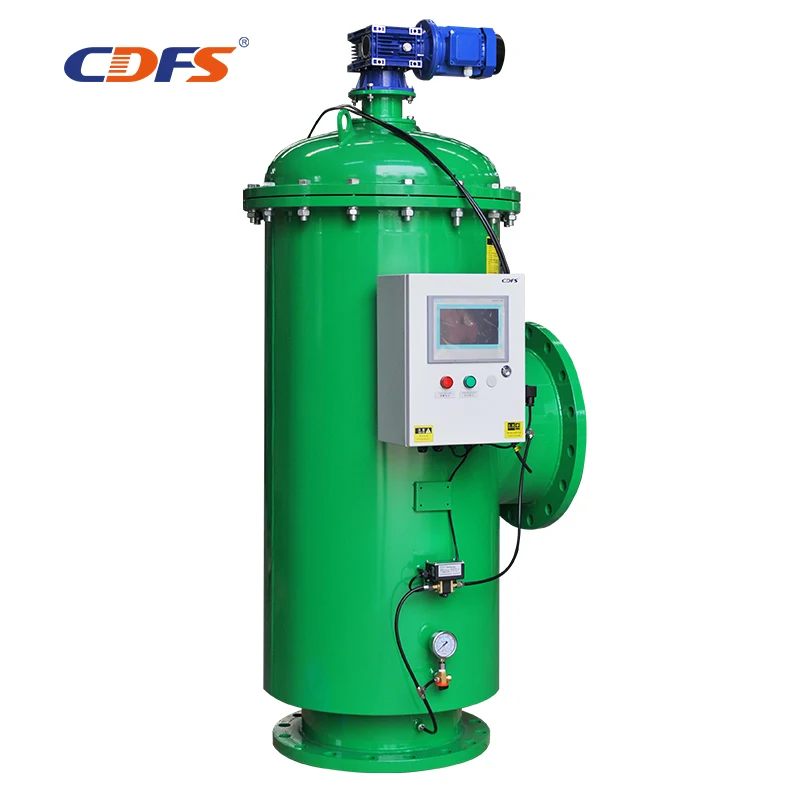 Customized Design Irrigation 100 Micron Automatic Self Cleaning Screen Back Washer Filter