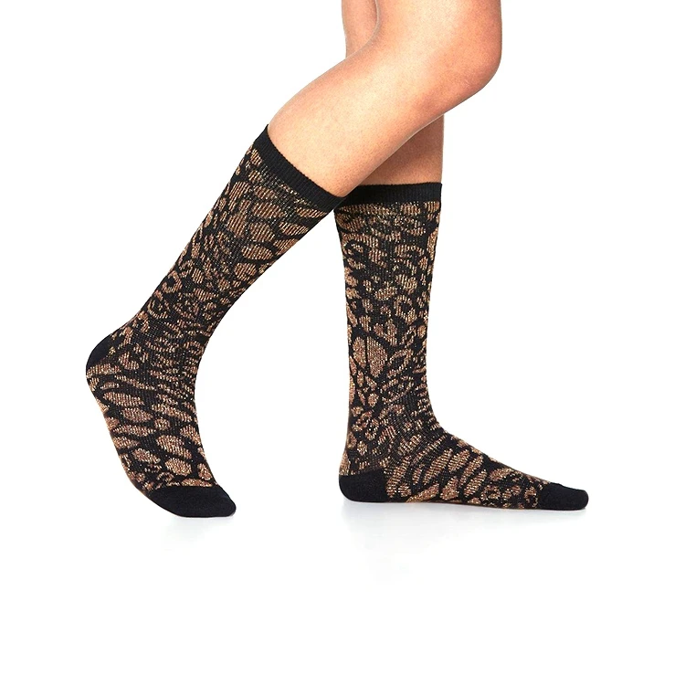 RL-B1027 socks lurex sparkly socks for sale