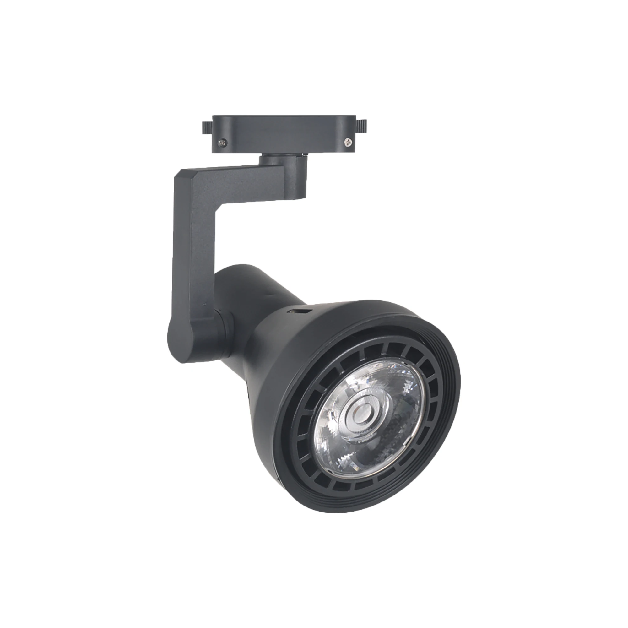 
JHOW KP9 High Quality Track Light iron LED Housing Without Par30 Black and White Nine Holes Horn Shape Track Light Housing 
