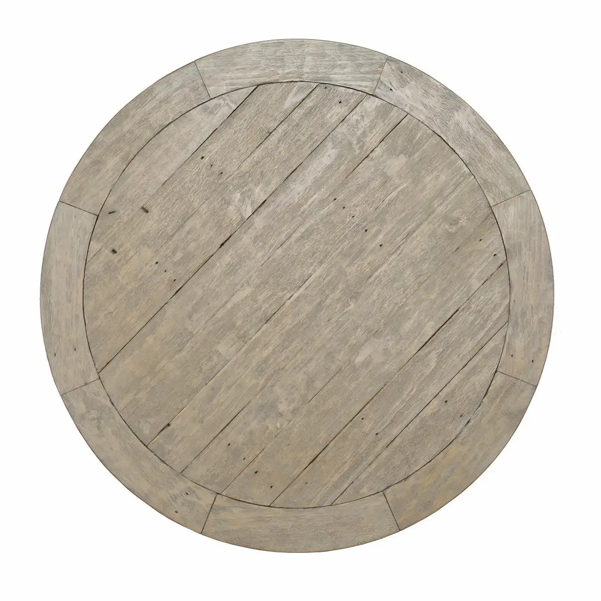 Classic Hard Solid Wood Table Creative Farmhouse Round Table Coffee Rustic Dining Table