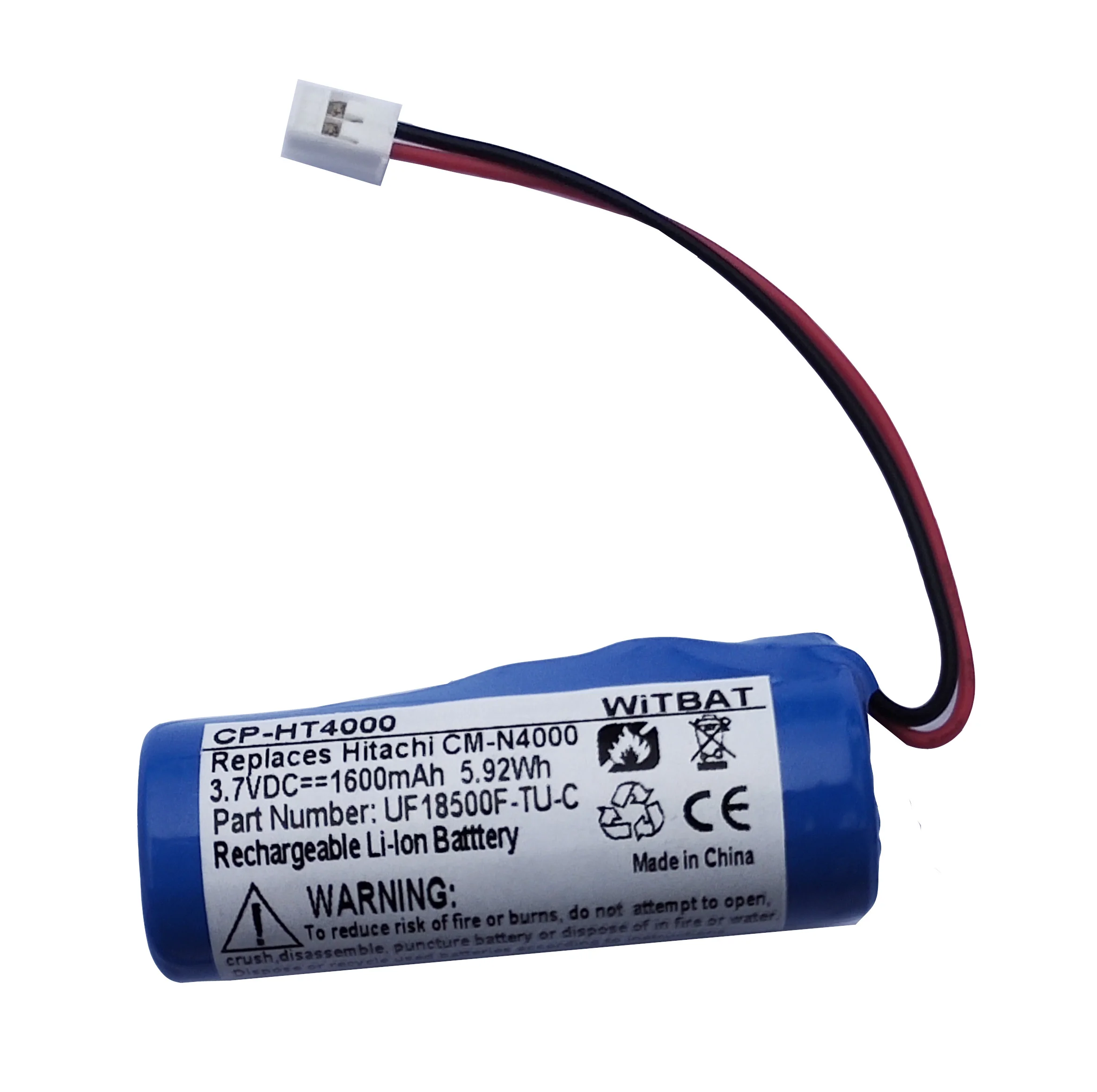 18500 battery for  Hada CRIE CM-N4000 CM-N3000 Facial Moisture Massager  battery