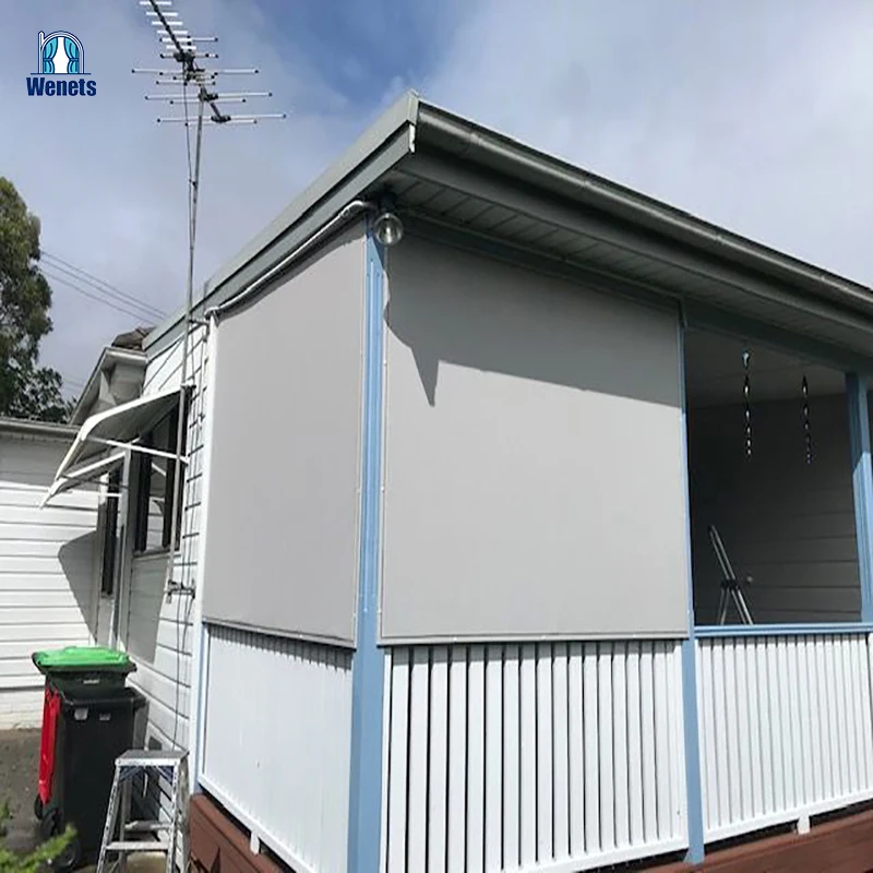 Smart Control  Anti-mosquito and Rainproof Blackout Zip Outdoor Roller Blind