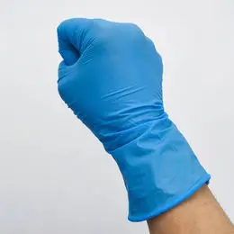 Factory Price Household Products Food Blue Working PVC Rubber Gloves