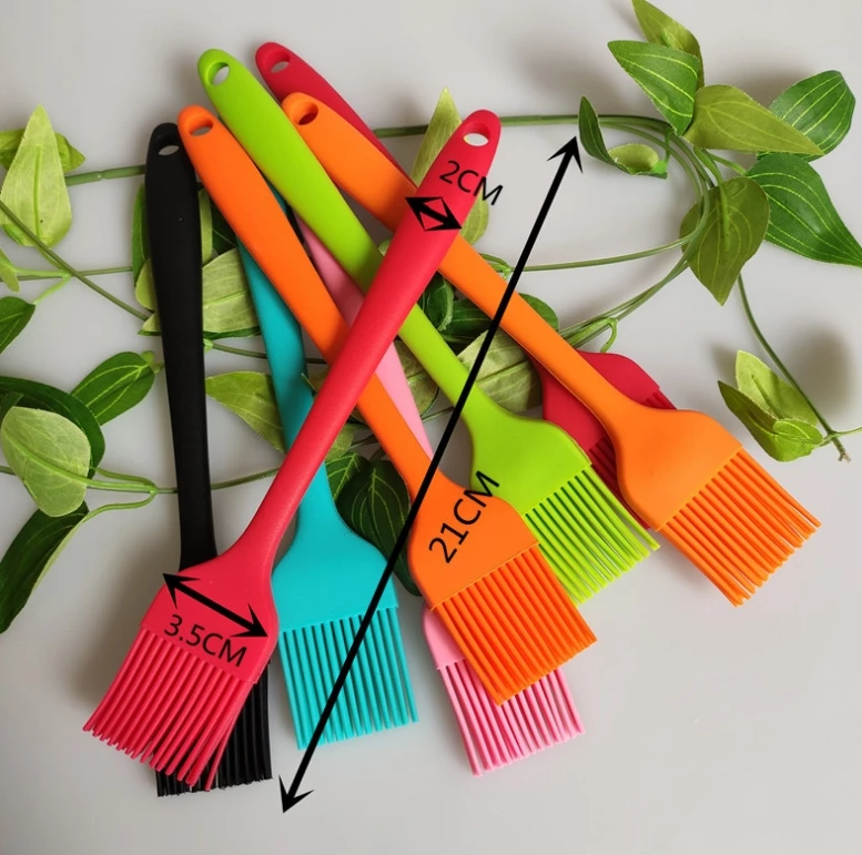 Grease brush household high temperature resistant whole package silicone barbecue baking brush