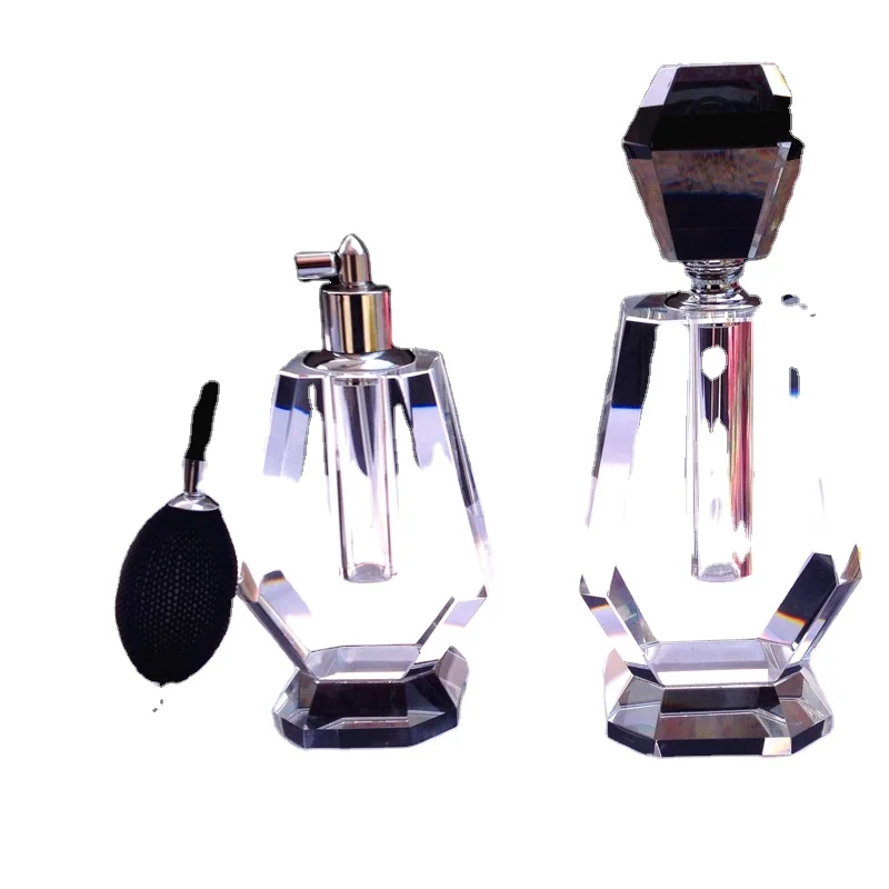 Высококачественные роскошные прозрачные флаконы для духов, прозрачные флаконы с распылителем для женщин