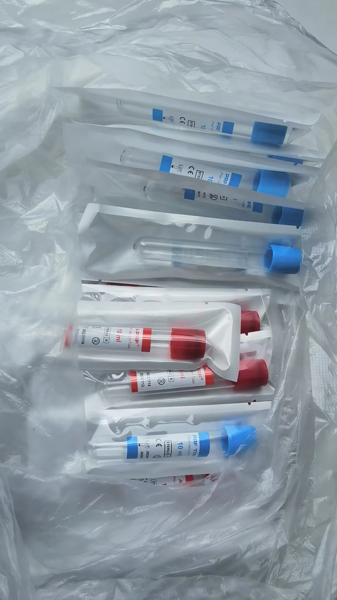 Free shipping 10ml Test Tube for Centrifuge PRF Tube Platelet Rich Fibrin for beauty