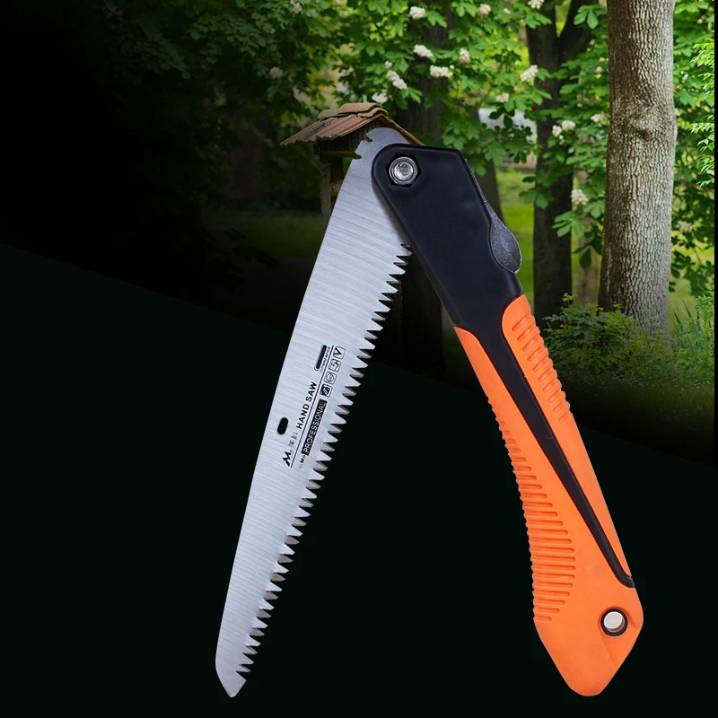 Домашнее лезвие для выживания, стальное лезвие для резки, деревянный ручной вытяжной садовый складной пильный инструмент