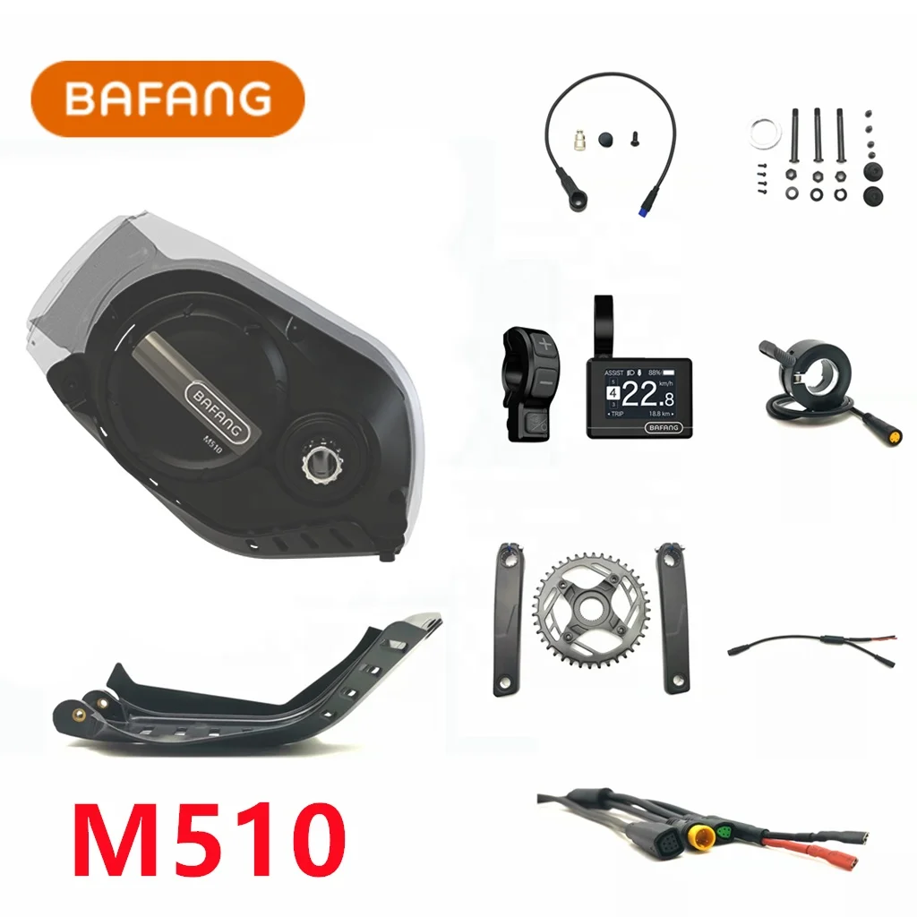 Bafang M510 36v/43v/48v 250W Mid Motor Kits for Ebike Frame Dengfu E10 E14 E82 LCE971 LCE39