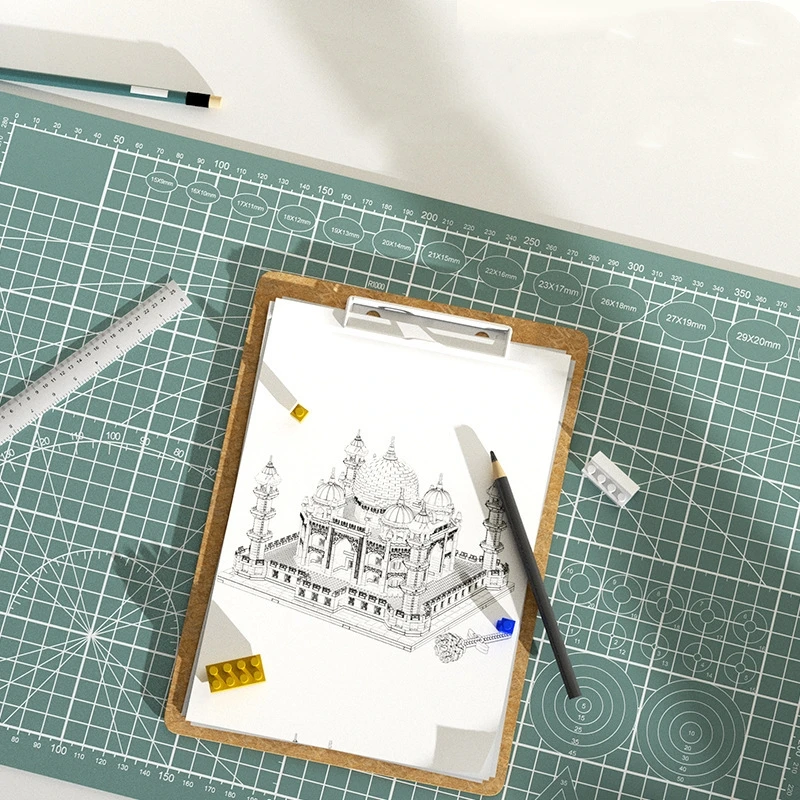 W0501-W0607 Taj Mahal world famous building creative Decoration Mini Building Block Plastic Toy gift for kids boys