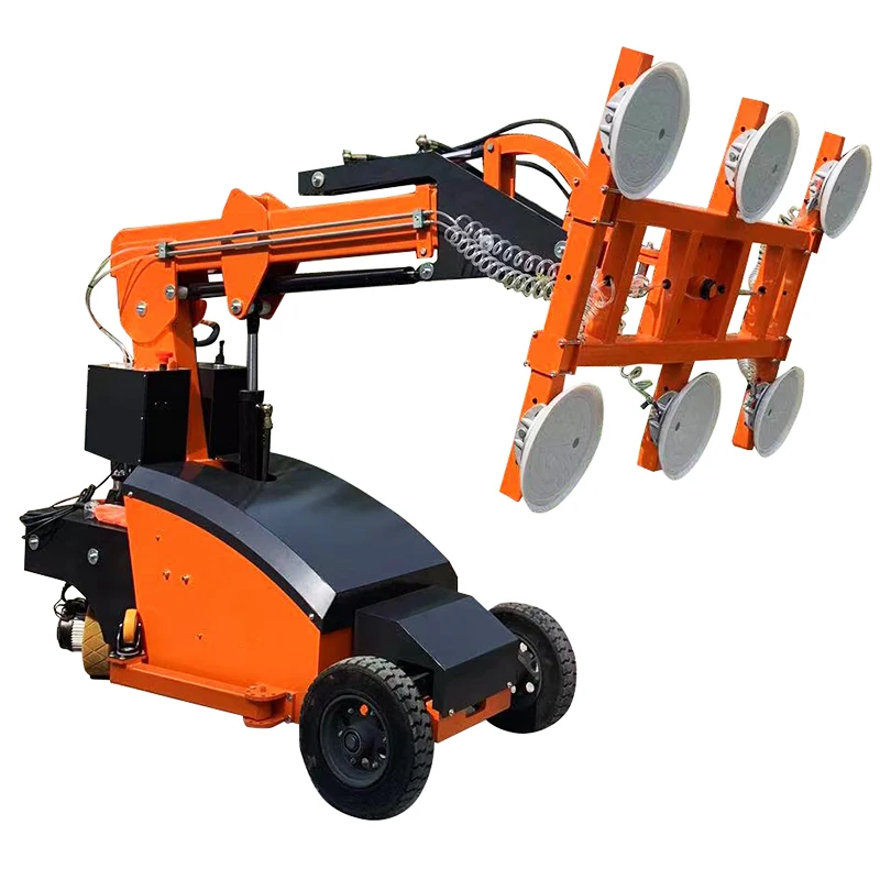 600 800KG Glass Hoist Electric Glass Lifting Equipment Vacuum Lifter Truck for Indoor Outdoor Installing