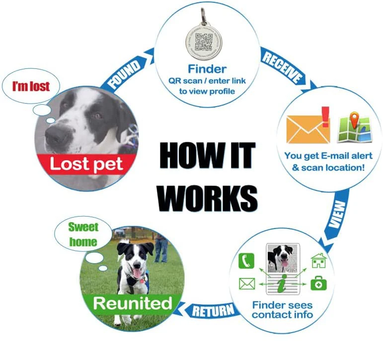 Логотип на заказ, Qr-код и Url программируемый эпоксидный Nfc ошейник для собаки/кошки