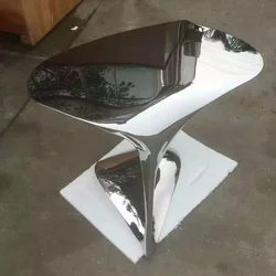 2021 New Product Stainless Steel Table Statue Sculpture Modern Metal Sculpture